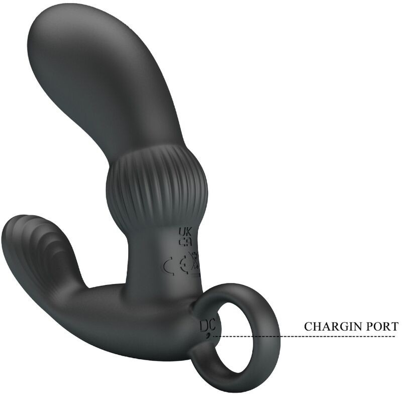Vibratore Cayla Anale Massaggiatore Nero - PRETTY LOVE - Plug e Catene Anali | erosidea.com
