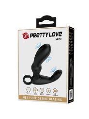 Vibratore Cayla Anale Massaggiatore Nero - PRETTY LOVE - Plug e Catene Anali | erosidea.com