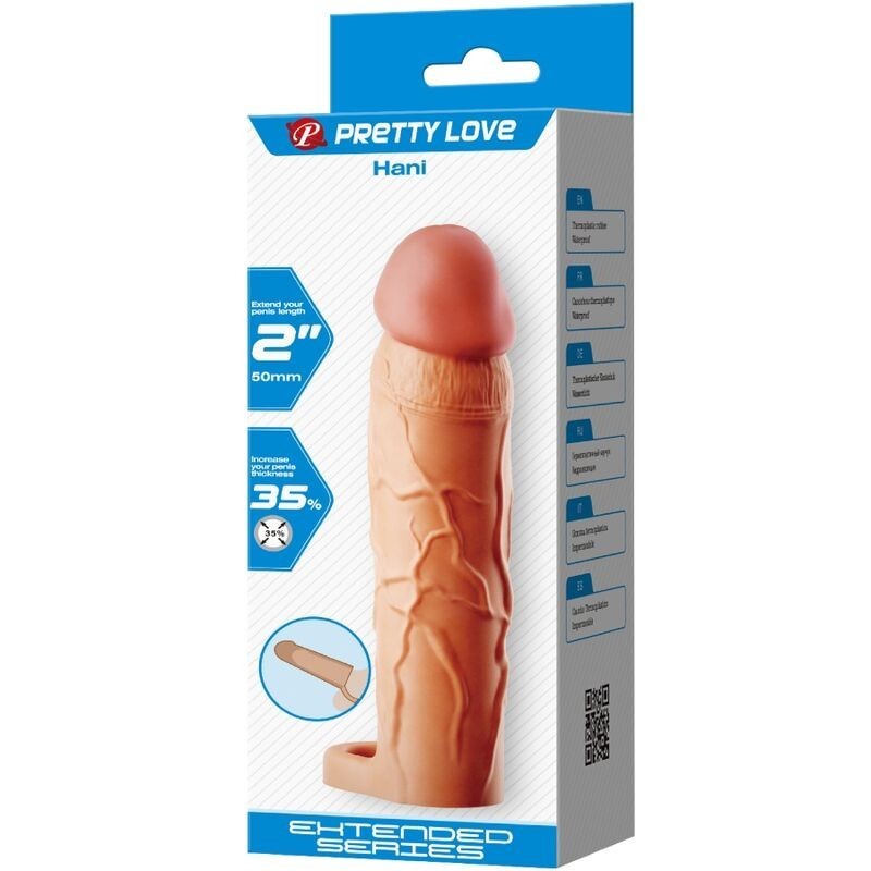 Hani Copertura Pensa Estensione Stimolante - PRETTY LOVE MALE - Guaine e Prolunghe | erosidea.com