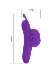 Snail Potente Stimolatore Delle Dita Viola - PRETTY LOVE - Stimolatori | erosidea.com