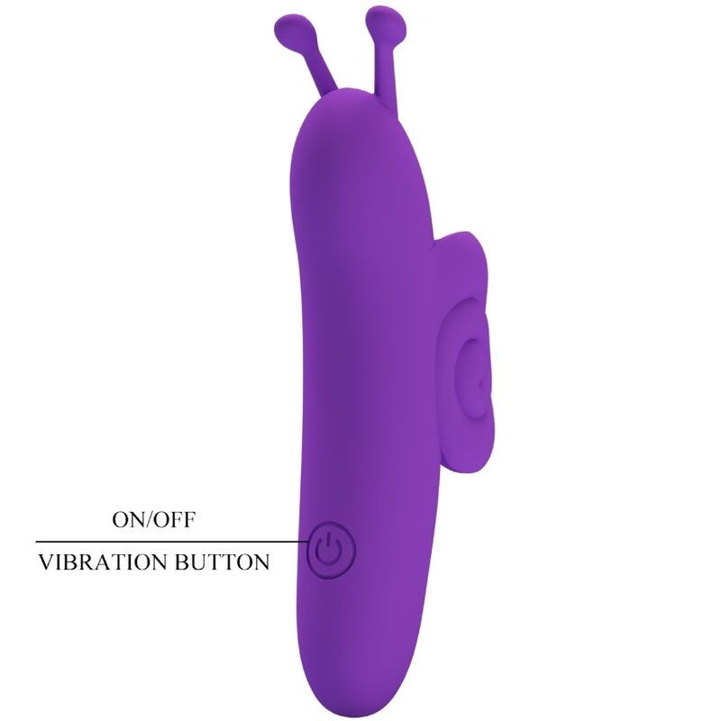 Snail Potente Stimolatore Delle Dita Viola - PRETTY LOVE - Stimolatori | erosidea.com
