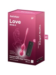 Love Birds 2 Sfere Kegel Vibranti + App Gratuita - SATISFYER BALLS - Vibratori con App | erosidea.com
