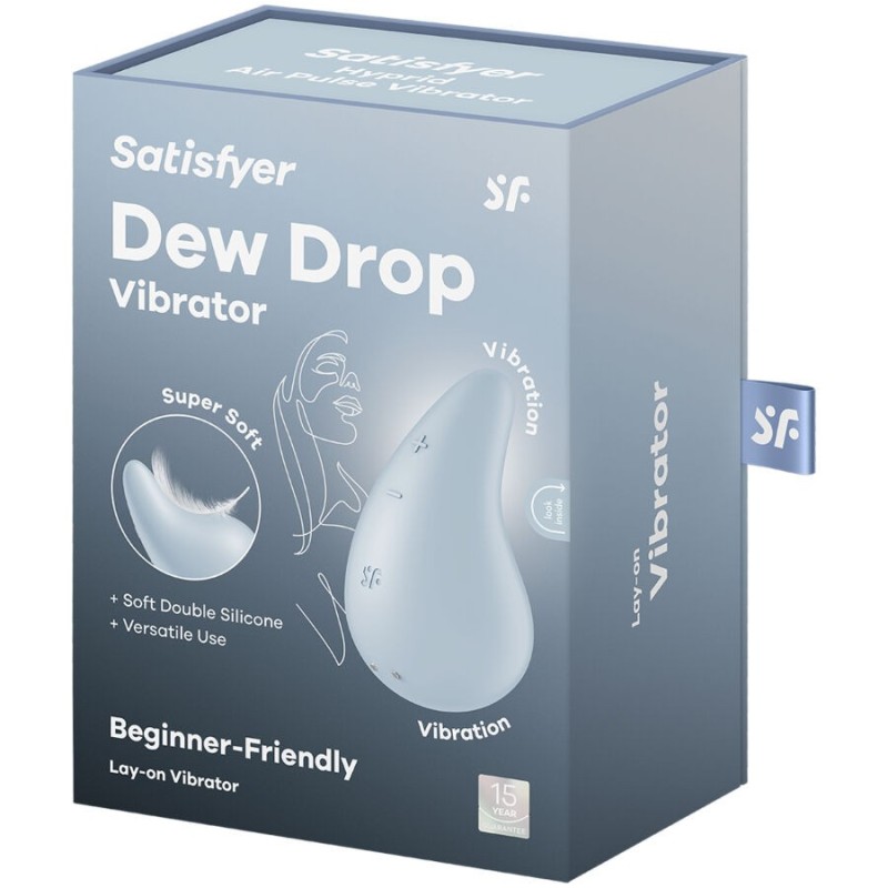 Vibratore Goccia Di Rugiada Lay-On Blu - SATISFYER LAYONS - Vibratori | erosidea.com