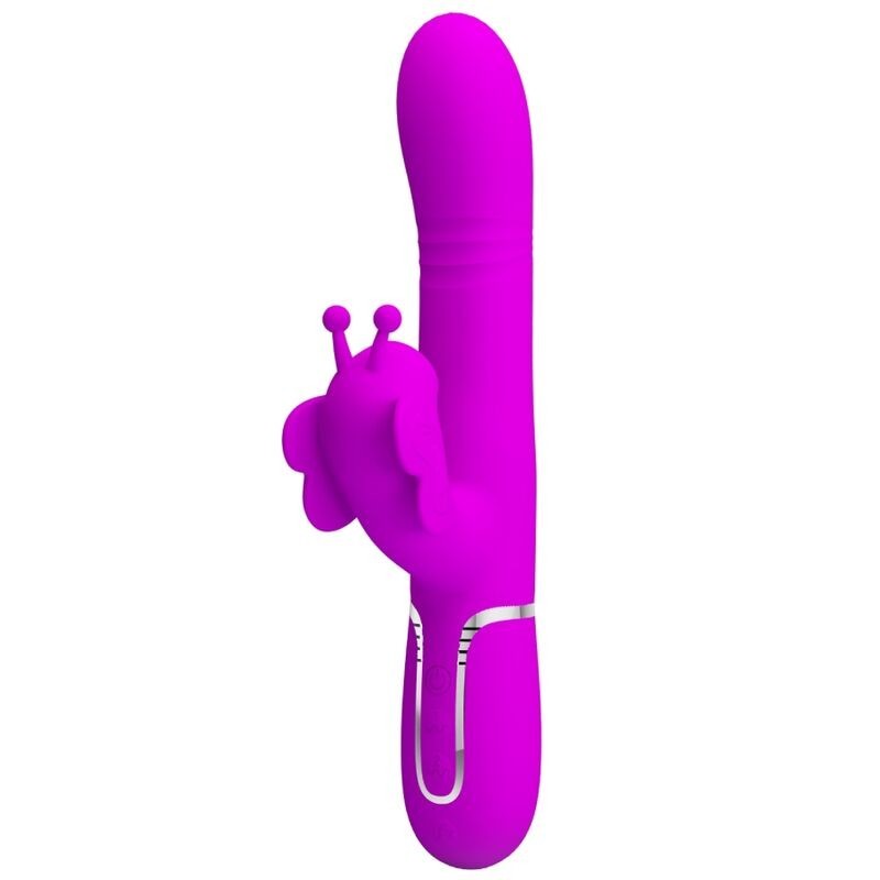 Vibratore Multifunzione Rabbit 4 In 1 Farfalla Fucsia - PRETTY LOVE FLIRTATION - Vibratori Rabbit | erosidea.com