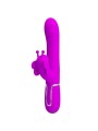 Vibratore Multifunzione Rabbit 4 In 1 Farfalla Fucsia - PRETTY LOVE FLIRTATION - Vibratori Rabbit | erosidea.com