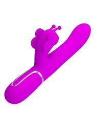 Vibratore Multifunzione Rabbit 4 In 1 Farfalla Fucsia - PRETTY LOVE FLIRTATION - Vibratori Rabbit | erosidea.com