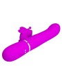 Vibratore Multifunzione Rabbit 4 In 1 Farfalla Fucsia - PRETTY LOVE FLIRTATION - Vibratori Rabbit | erosidea.com