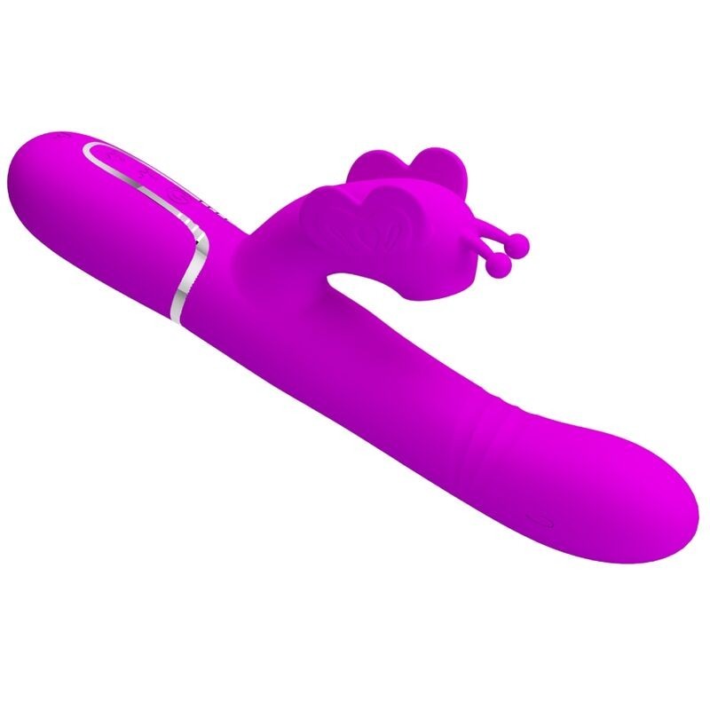 Vibratore Multifunzione Rabbit 4 In 1 Farfalla Fucsia - PRETTY LOVE FLIRTATION - Vibratori Rabbit | erosidea.com