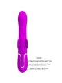 Vibratore Multifunzione Rabbit 4 In 1 Farfalla Fucsia - PRETTY LOVE FLIRTATION - Vibratori Rabbit | erosidea.com