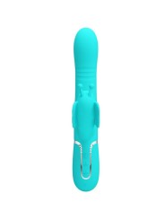 Vibratore Multifunzione Rabbit 4 In 1 Farfalla Verde Acqua - PRETTY LOVE FLIRTATION - Vibratori Rabbit | erosidea.com