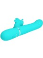 Vibratore Multifunzione Rabbit 4 In 1 Farfalla Verde Acqua - PRETTY LOVE FLIRTATION - Vibratori Rabbit | erosidea.com