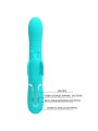 Vibratore Multifunzione Rabbit 4 In 1 Farfalla Verde Acqua - PRETTY LOVE FLIRTATION - Vibratori Rabbit | erosidea.com