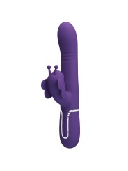 Pretty Love - Vibratore Multifunzione Rabbit 4 In 1 Farfalla Viola - PRETTY LOVE FLIRTATION - Vibratori Rabbit | erosidea.com