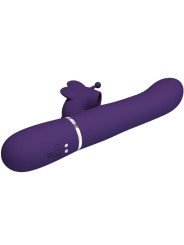 Pretty Love - Vibratore Multifunzione Rabbit 4 In 1 Farfalla Viola - PRETTY LOVE FLIRTATION - Vibratori Rabbit | erosidea.com