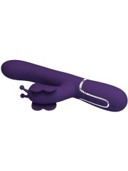 Pretty Love - Vibratore Multifunzione Rabbit 4 In 1 Farfalla Viola - PRETTY LOVE FLIRTATION - Vibratori Rabbit | erosidea.com