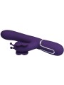 Pretty Love - Vibratore Multifunzione Rabbit 4 In 1 Farfalla Viola - PRETTY LOVE FLIRTATION - Vibratori Rabbit | erosidea.com