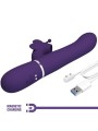 Pretty Love - Vibratore Multifunzione Rabbit 4 In 1 Farfalla Viola - PRETTY LOVE FLIRTATION - Vibratori Rabbit | erosidea.com
