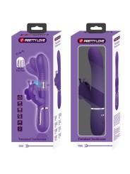 Pretty Love - Vibratore Multifunzione Rabbit 4 In 1 Farfalla Viola - PRETTY LOVE FLIRTATION - Vibratori Rabbit | erosidea.com