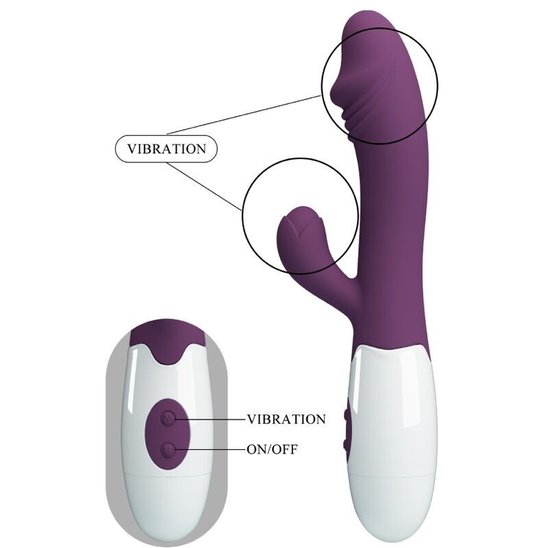 Pretty Love - Vibratore Snappy G-Spot Viola - PRETTY LOVE FLIRTATION - Vibratori punto G | erosidea.com