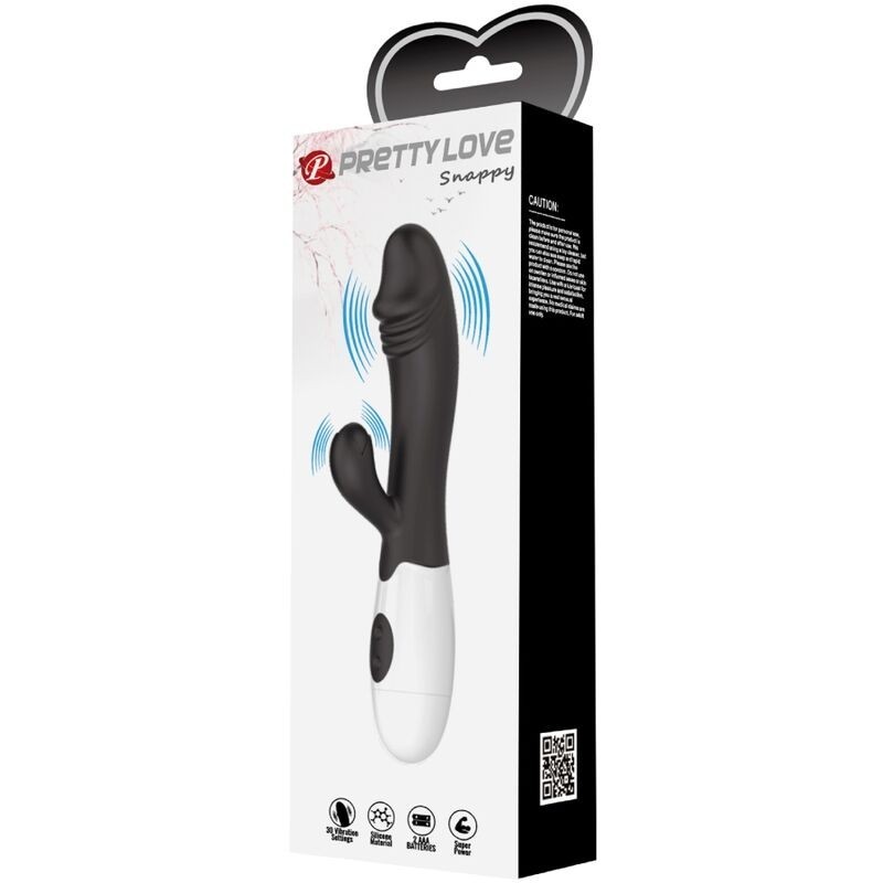 Pretty Love - Vibratore Snappy G-Spot Nero - PRETTY LOVE FLIRTATION - Vibratori punto G | erosidea.com