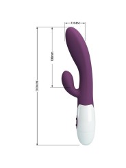 Pretty Love - Alvis Vibratore Rabbit E Punto G Viola - PRETTY LOVE FLIRTATION - Vibratori Rabbit | erosidea.com
