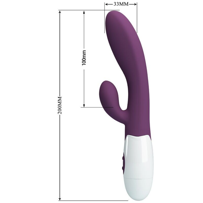 Pretty Love - Alvis Vibratore Rabbit E Punto G Viola - PRETTY LOVE FLIRTATION - Vibratori Rabbit | erosidea.com