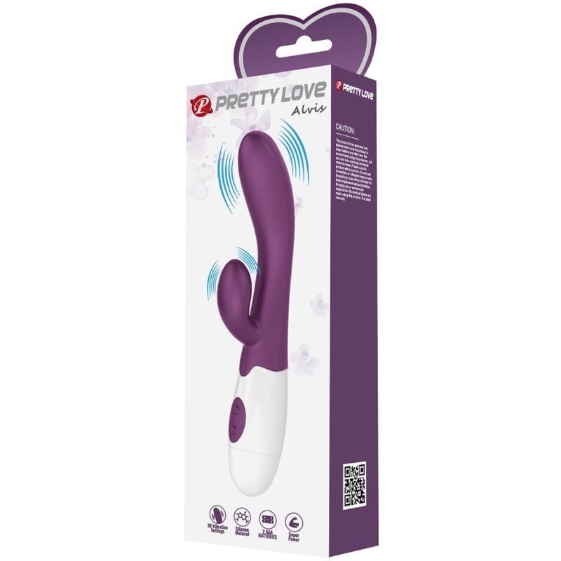 Pretty Love - Alvis Vibratore Rabbit E Punto G Viola - PRETTY LOVE FLIRTATION - Vibratori Rabbit | erosidea.com
