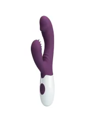 Vibratore Andre Rabbit E Stimolatore Punto G Viola - PRETTY LOVE FLIRTATION - Vibratori Rabbit | erosidea.com