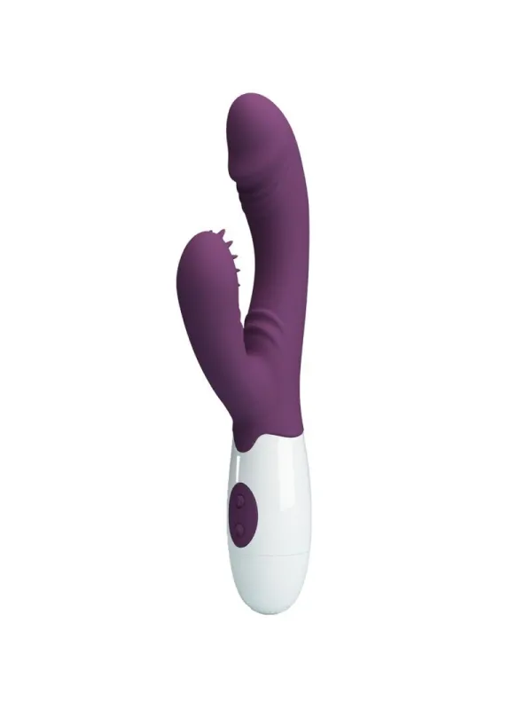 Vibratore Andre Rabbit E Stimolatore Punto G Viola - PRETTY LOVE FLIRTATION - Vibratori Rabbit | erosidea.com