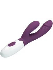 Vibratore Andre Rabbit E Stimolatore Punto G Viola - PRETTY LOVE FLIRTATION - Vibratori Rabbit | erosidea.com