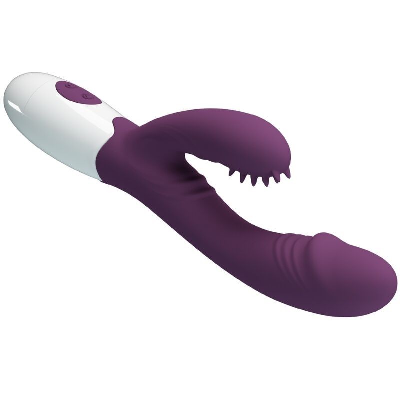 Vibratore Andre Rabbit E Stimolatore Punto G Viola - PRETTY LOVE FLIRTATION - Vibratori Rabbit | erosidea.com