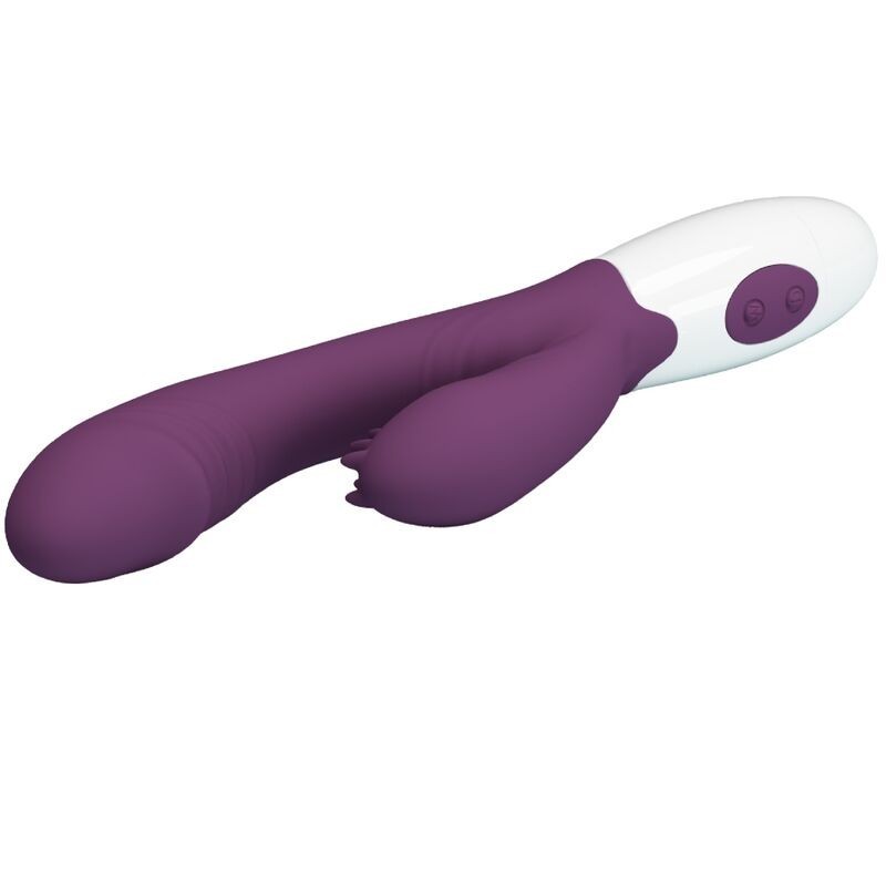 Vibratore Andre Rabbit E Stimolatore Punto G Viola - PRETTY LOVE FLIRTATION - Vibratori Rabbit | erosidea.com