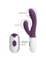 Vibratore Andre Rabbit E Stimolatore Punto G Viola - PRETTY LOVE FLIRTATION - Vibratori Rabbit | erosidea.com