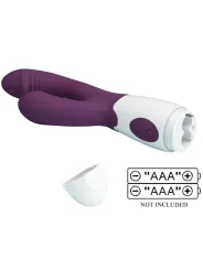 Vibratore Andre Rabbit E Stimolatore Punto G Viola - PRETTY LOVE FLIRTATION - Vibratori Rabbit | erosidea.com