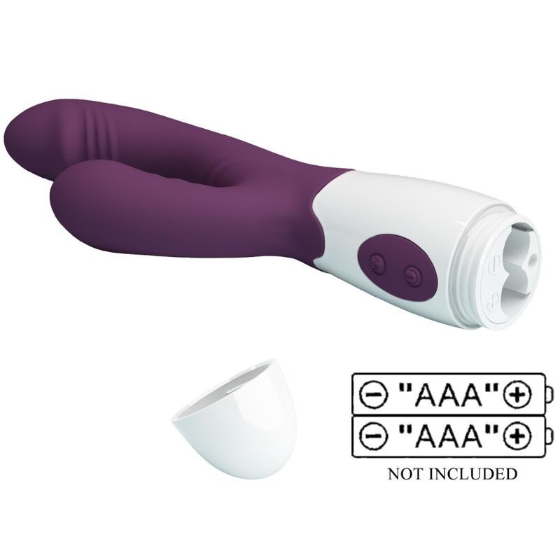 Vibratore Andre Rabbit E Stimolatore Punto G Viola - PRETTY LOVE FLIRTATION - Vibratori Rabbit | erosidea.com