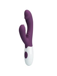 Vibratore Butterfly Kiss Rabbit E Stimolatore Punto G Viola - PRETTY LOVE FLIRTATION - Vibratori Rabbit | erosidea.com