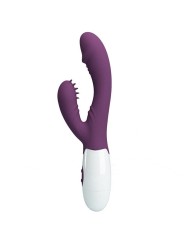 Vibratore Butterfly Kiss Rabbit E Stimolatore Punto G Viola - PRETTY LOVE FLIRTATION - Vibratori Rabbit | erosidea.com