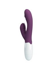 Vibratore Butterfly Kiss Rabbit E Stimolatore Punto G Viola - PRETTY LOVE FLIRTATION - Vibratori Rabbit | erosidea.com