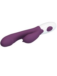 Vibratore Butterfly Kiss Rabbit E Stimolatore Punto G Viola - PRETTY LOVE FLIRTATION - Vibratori Rabbit | erosidea.com