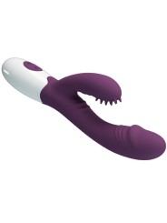 Vibratore Butterfly Kiss Rabbit E Stimolatore Punto G Viola - PRETTY LOVE FLIRTATION - Vibratori Rabbit | erosidea.com