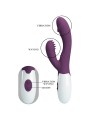 Vibratore Butterfly Kiss Rabbit E Stimolatore Punto G Viola - PRETTY LOVE FLIRTATION - Vibratori Rabbit | erosidea.com