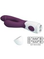 Vibratore Butterfly Kiss Rabbit E Stimolatore Punto G Viola - PRETTY LOVE FLIRTATION - Vibratori Rabbit | erosidea.com