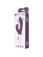 Vibratore Butterfly Kiss Rabbit E Stimolatore Punto G Viola - PRETTY LOVE FLIRTATION - Vibratori Rabbit | erosidea.com