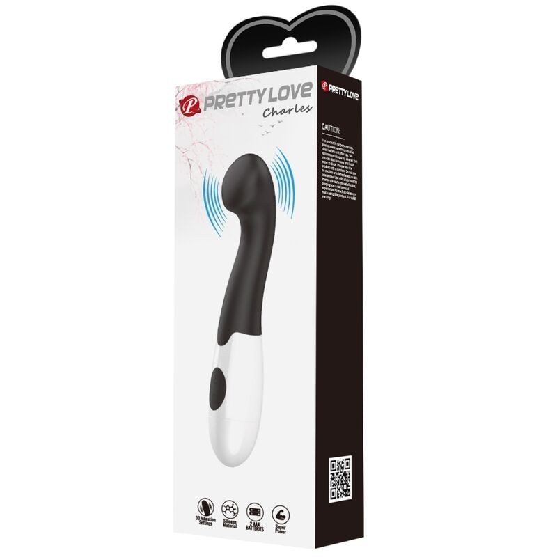 Vibratore Charles G-Spot 30 Modalit Nero - PRETTY LOVE FLIRTATION - Vibratori punto G | erosidea.com