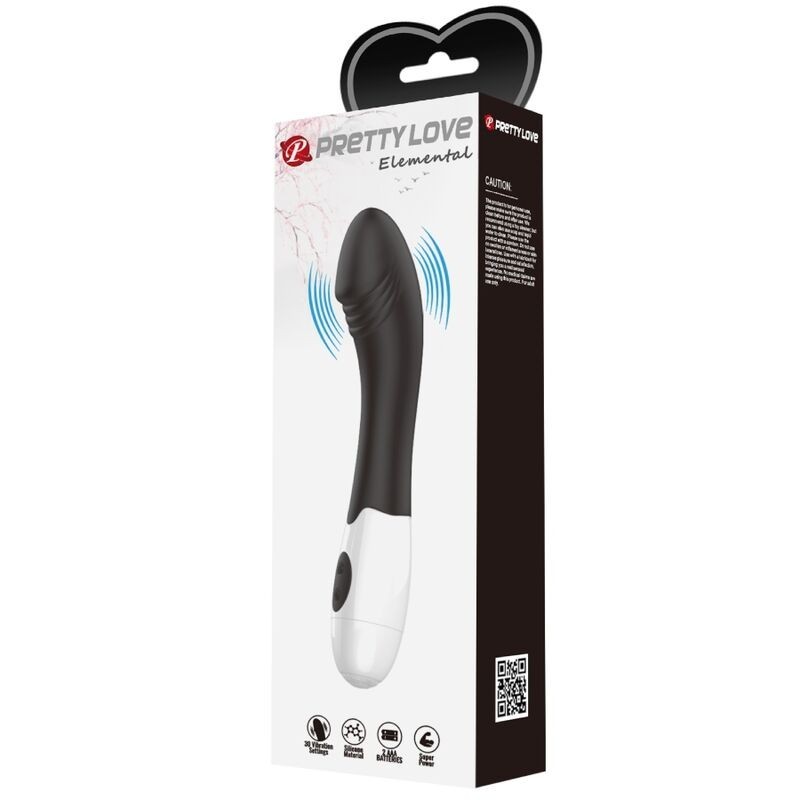 Pretty Love - Elemental Vibratore G-Spot 30 Modalit Nero - PRETTY LOVE FLIRTATION - Vibratori punto G | erosidea.com