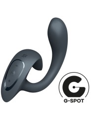 Vibratore G For Goddess 1 Rabbit Grigio Scuro - SATISFYER VIBRATOR - Vibratori Rabbit | erosidea.com