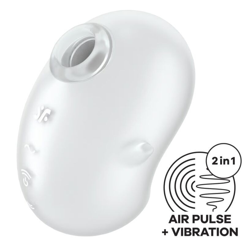 Vibratore Cutie Ghost Lay-On Bianco - SATISFYER LAYONS - Vibratori | erosidea.com