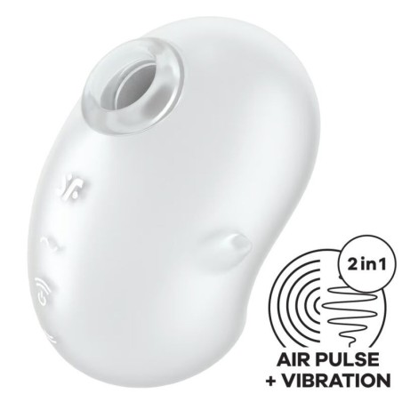 Vibratore Cutie Ghost Lay-On Bianco - SATISFYER LAYONS - Vibratori | erosidea.com