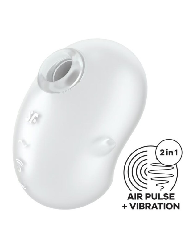 Vibratore Cutie Ghost Lay-On Bianco - SATISFYER LAYONS - Vibratori | erosidea.com