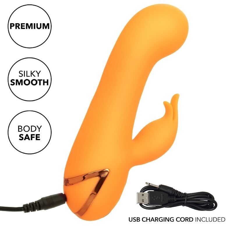 Vibratore Calexotics Montecito Muse Rabbit Orange By California Dreaming - CALEXOTICS - Vibratori Rabbit | erosidea.com